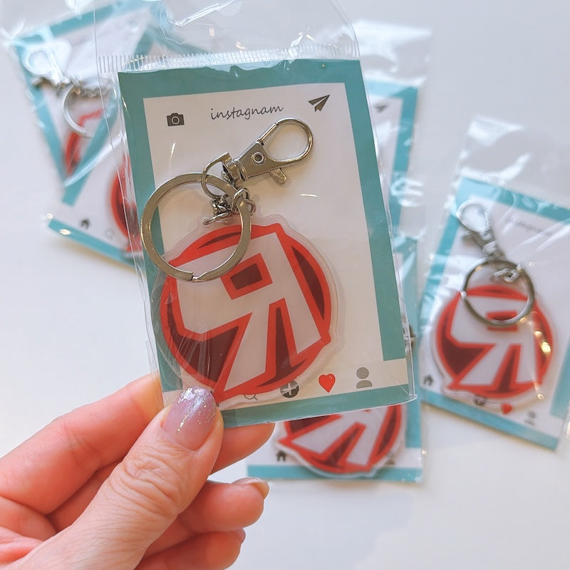 Cartoon Acrylic Keychain Charm