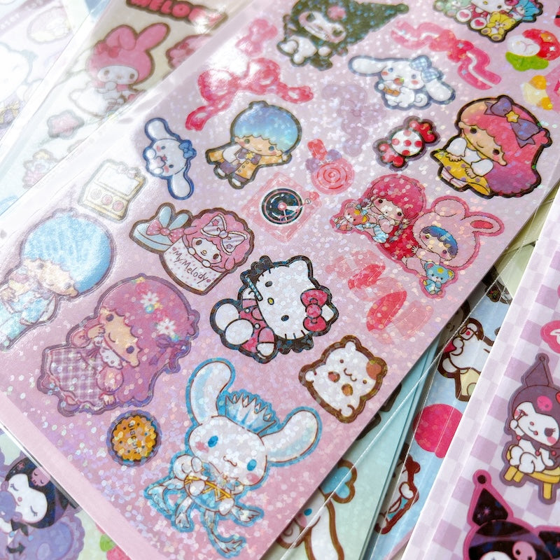 Cute Cartoon Holographic Stickers - 1PCS