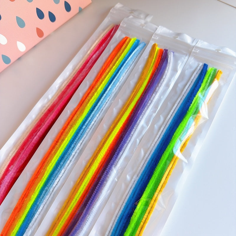 Chenille Stems 20 Color – Extra Thick & Flexible for DIY Crafts