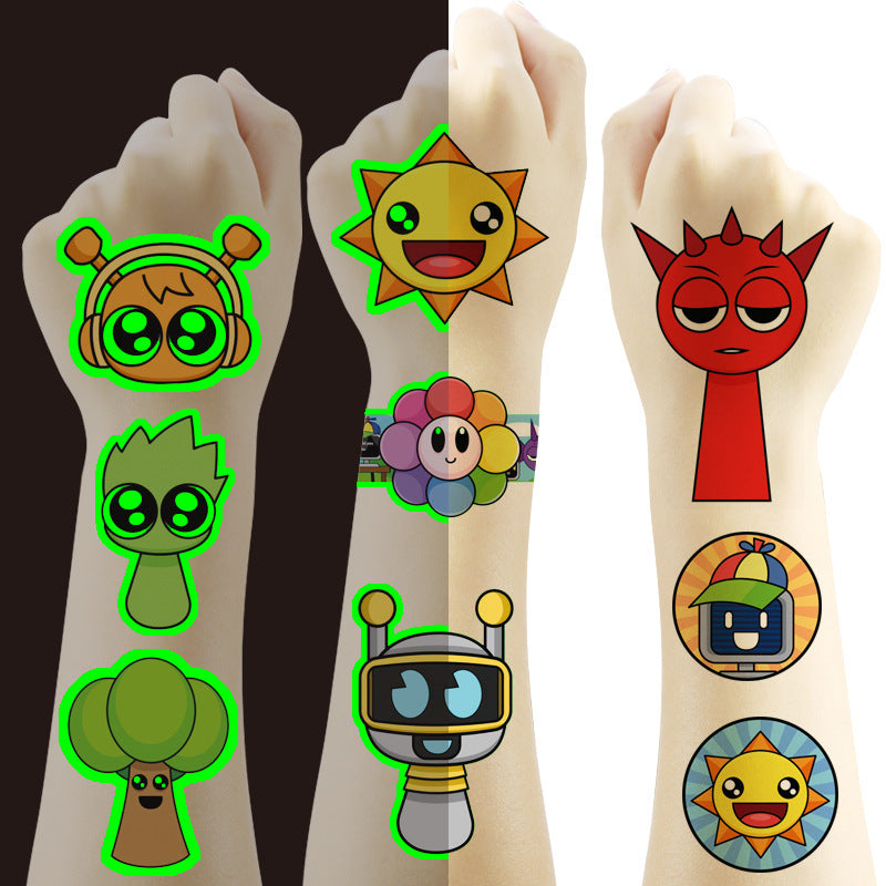 Kids Temporary Tattoos 4 Sheets Gift Set