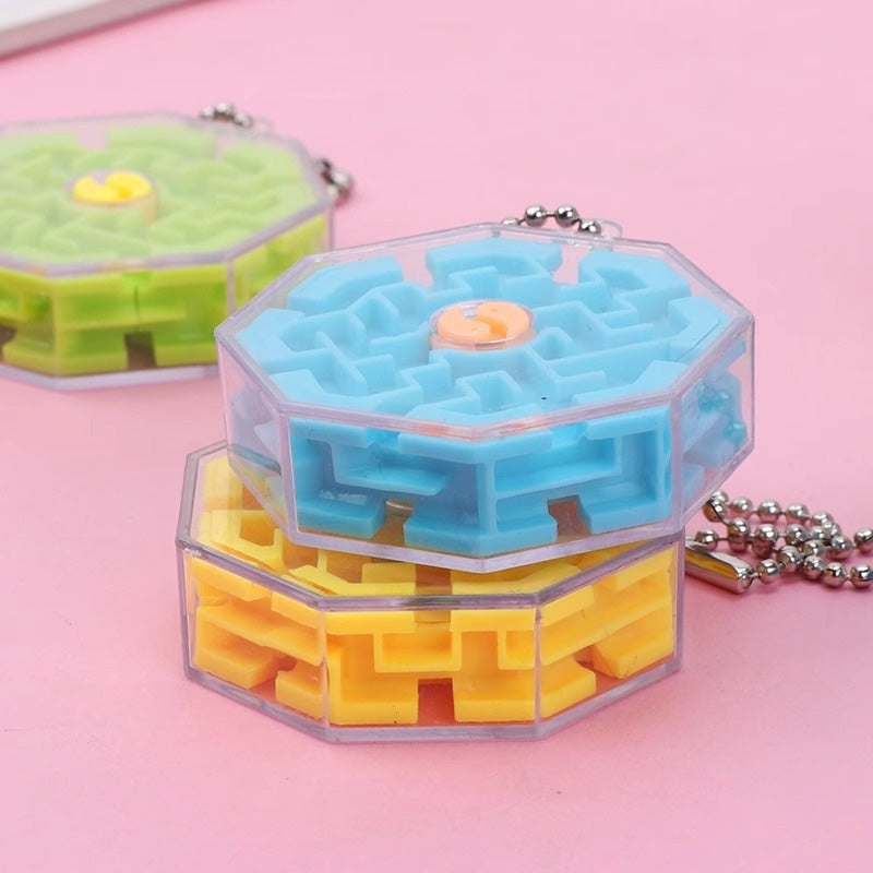 3D Ten-Sided Maze Ball Puzzle