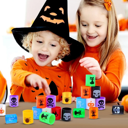 Mini Halloween Rainbow Spring Toys