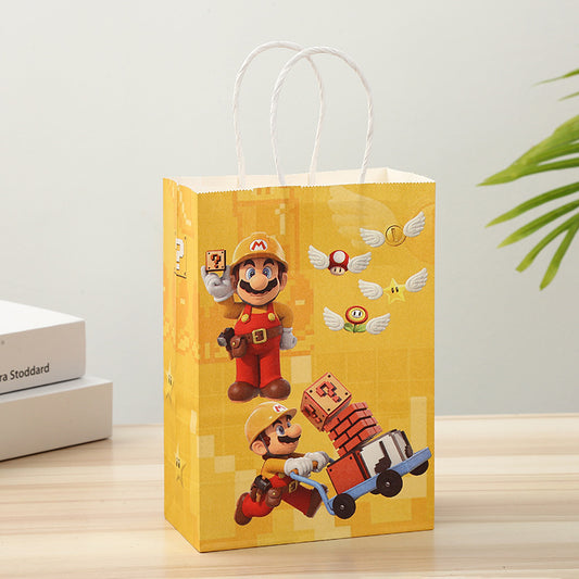 Cartoon Paper Gift Bag with Handle