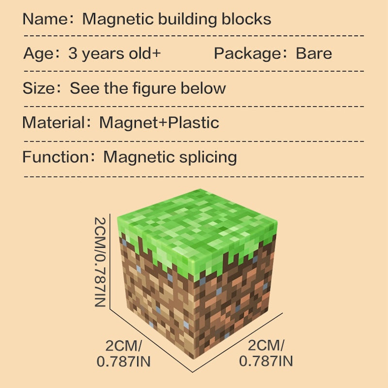 Magnetic Building Blocks Set