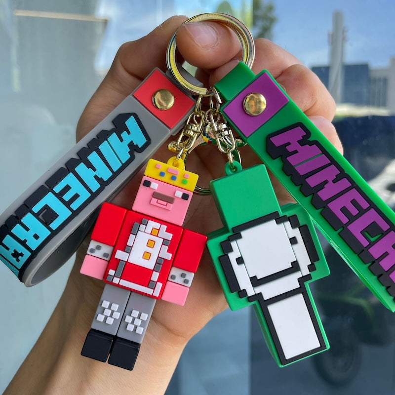 Cute Cartoon Silicone Keychain