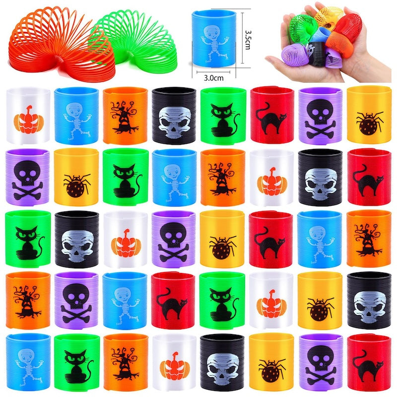 Mini Halloween Rainbow Spring Toys
