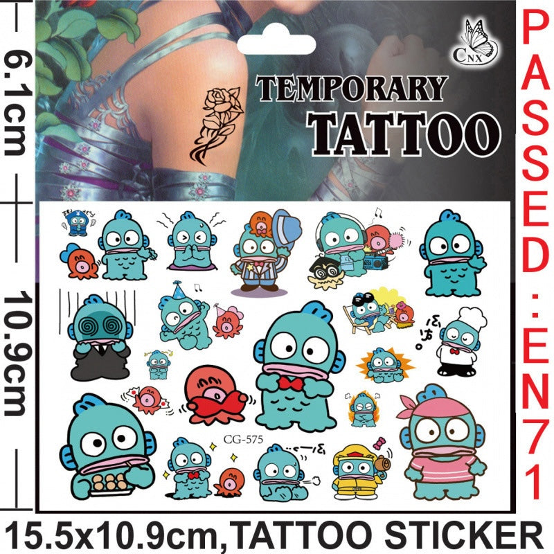 Temporary Tattoos for Kids Single Pack
