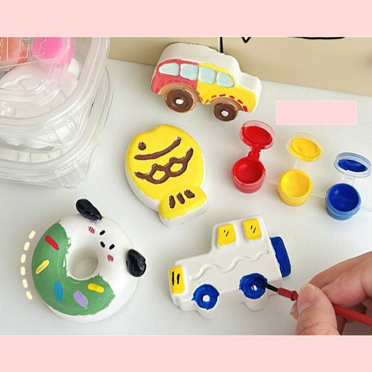 Cute Plaster Painting DIY Kit for Kids – Creative Craft Set
