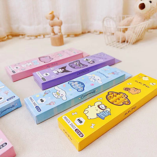 Cute Wooden Pencils – 12PCS Set (HB)