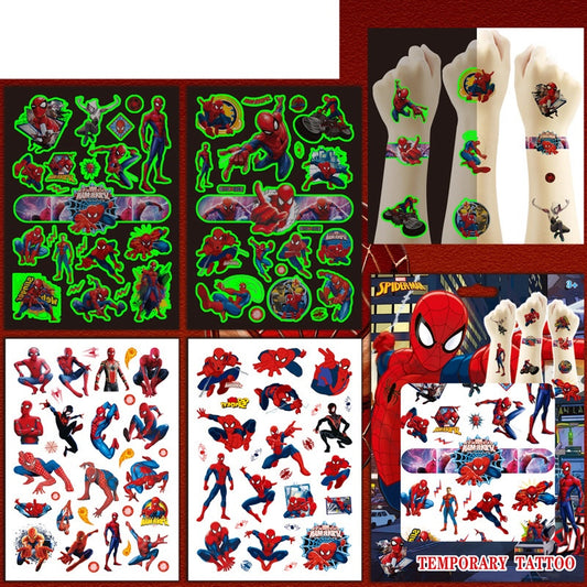 Kids Temporary Tattoos 4 Sheets Gift Set