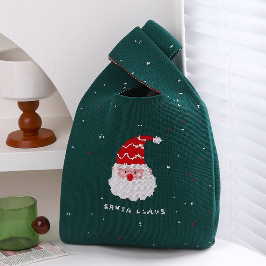 Christmas Knitted Gift Bag
