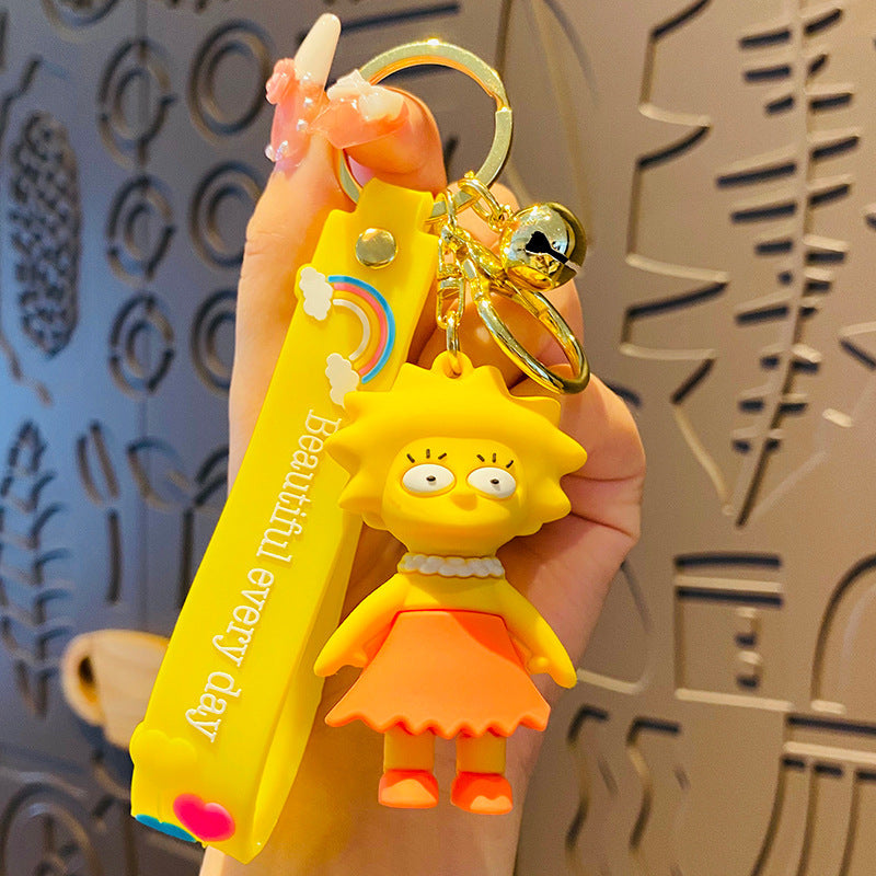 Cartoon Soft Silicone Keychain