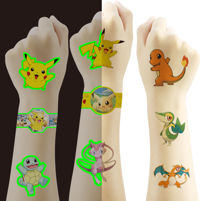 Kids Temporary Tattoos 4 Sheets Gift Set