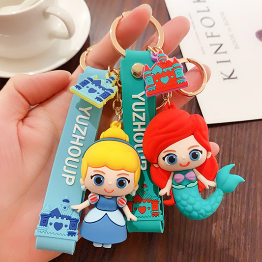 Cartoon Soft Silicone Keychain