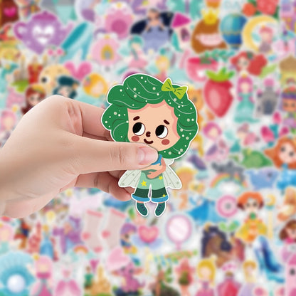 100PCS DIY Waterproof Stickers - Fairytales