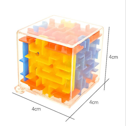 3D Cube Maze Bead Puzzle