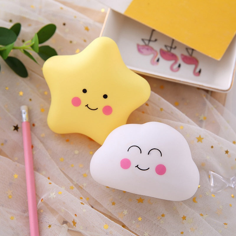 Kids Star & Cloud Mini Night Light
