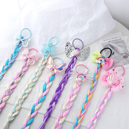 Colorful Braided Hair Extension for Girls