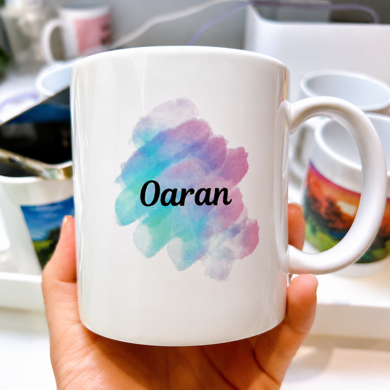 Personalized Minecraft-Inspired Mug