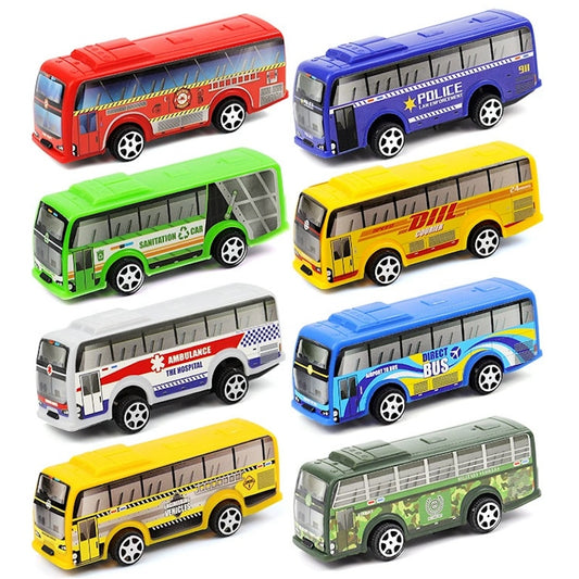 Mini Pull-Back Bus Toy