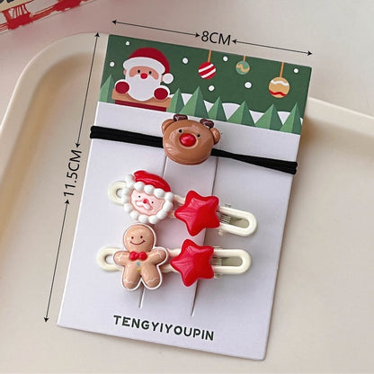 Christmas Kids Hair Accessory Set – Cute & Festive Holiday Clips