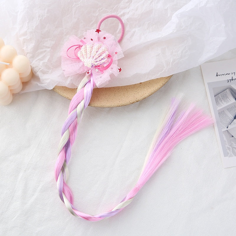 Colorful Braided Hair Extension for Girls