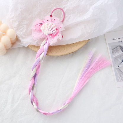 Colorful Braided Hair Extension for Girls