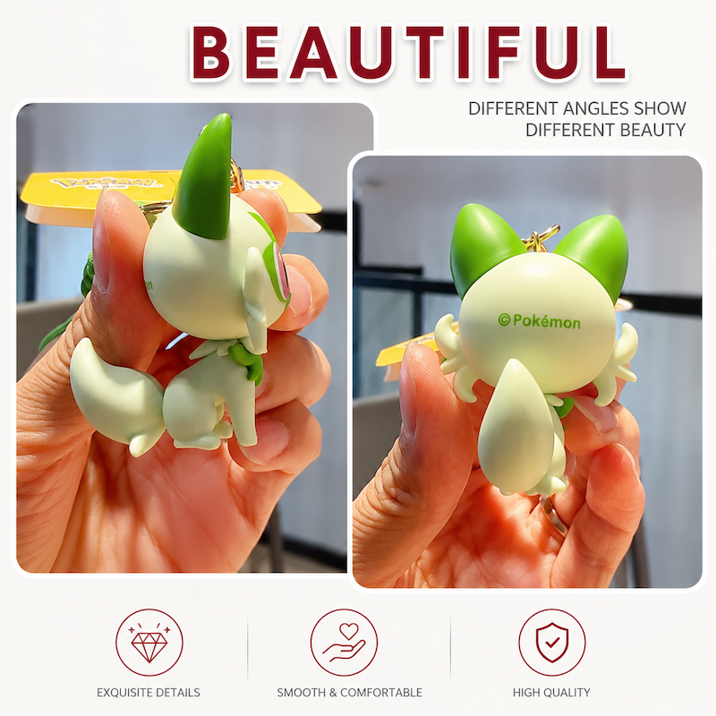 Pokémon Premium Keychain Charm – Poké Ball Style with Color Strap