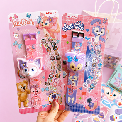 Cute StellaLou & LinaBell Projection Watch Set