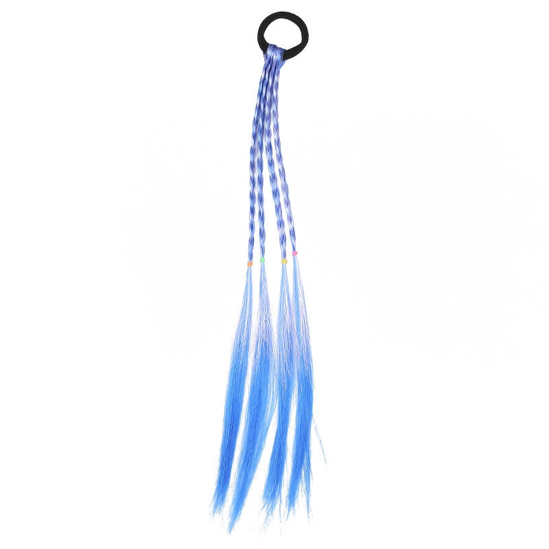 Cute Colorful Twist Braid Hair Tie for Girls