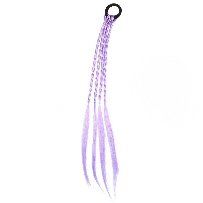 Cute Colorful Twist Braid Hair Tie for Girls