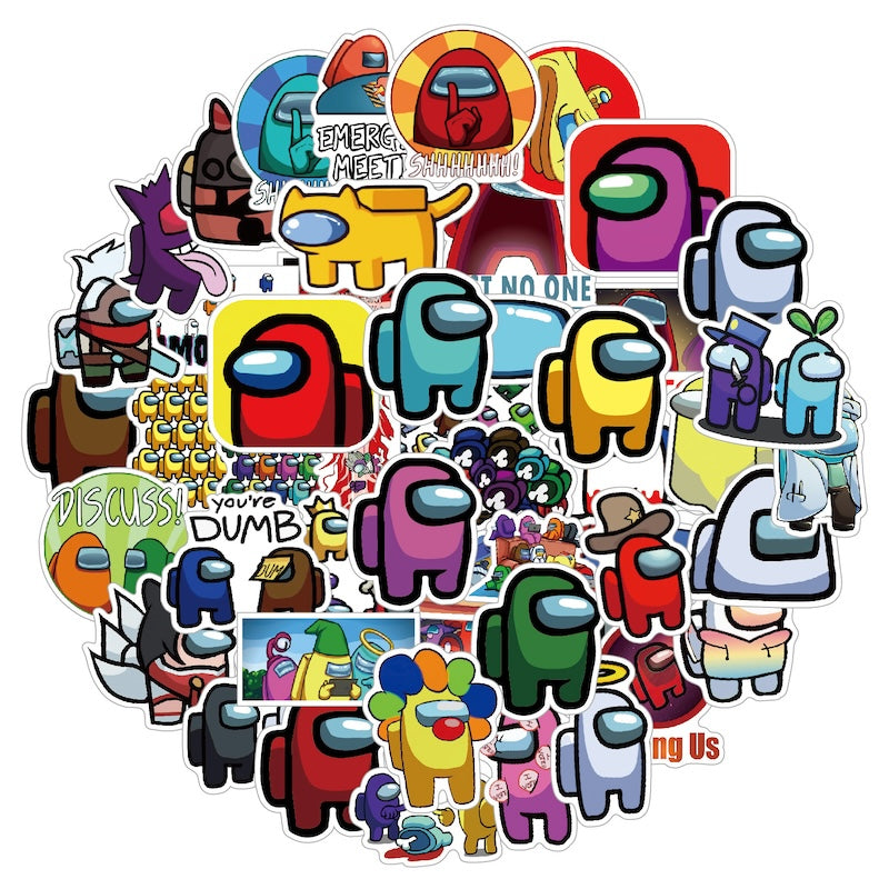 50PCS DIY Waterproof Stickers