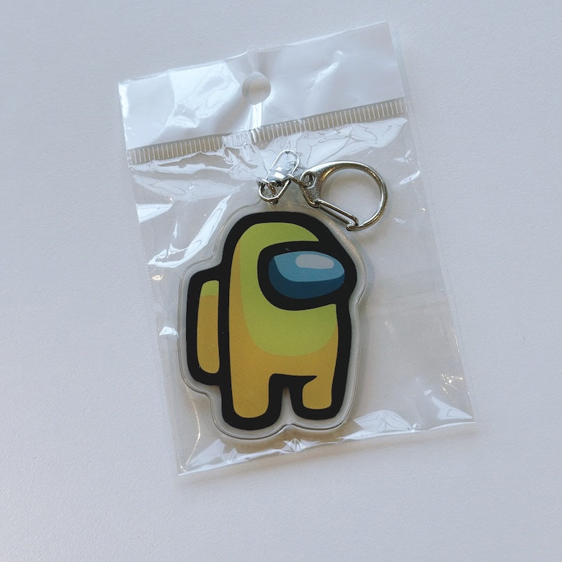 Cartoon Acrylic Keychain Charm