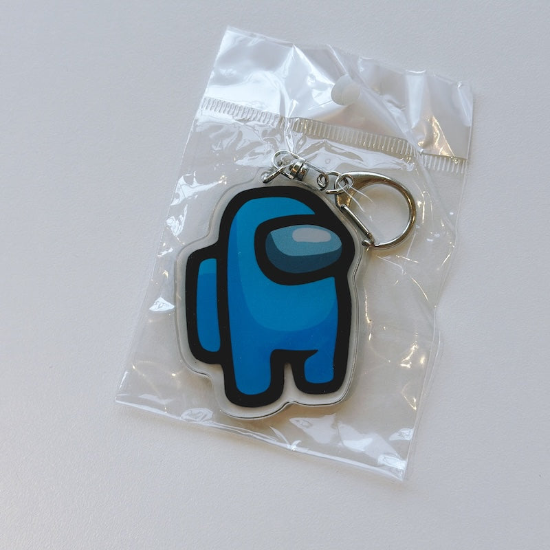 Cartoon Acrylic Keychain Charm