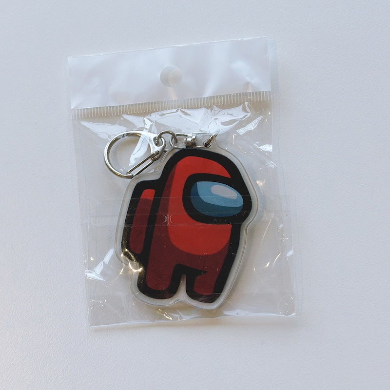 Cartoon Acrylic Keychain Charm