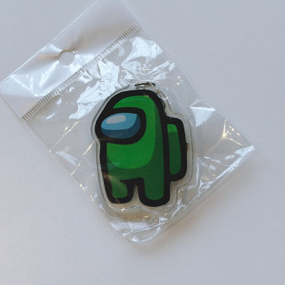 Cartoon Acrylic Keychain Charm