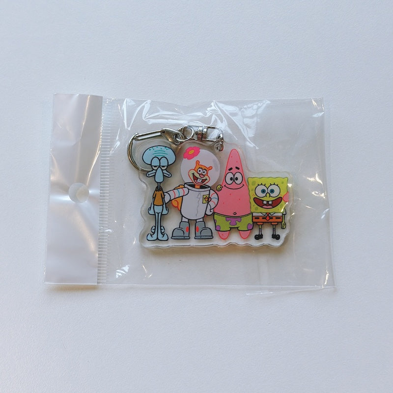 Cartoon Acrylic Keychain Charm