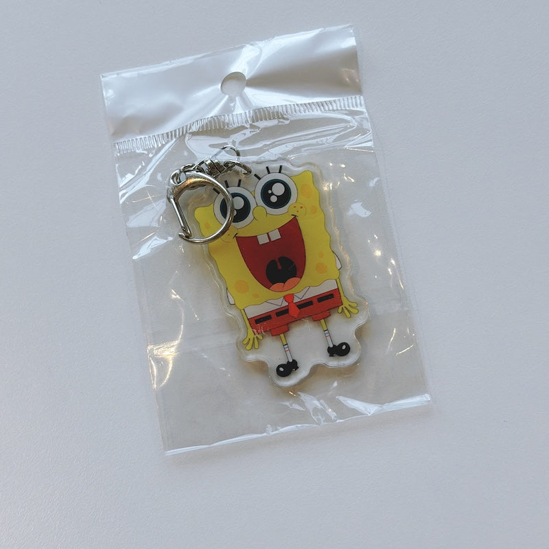 Cartoon Acrylic Keychain Charm
