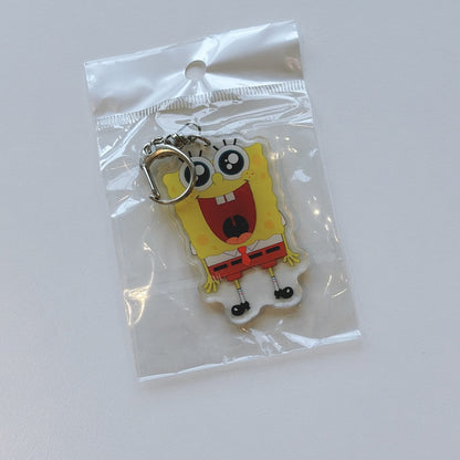Cartoon Acrylic Keychain Charm