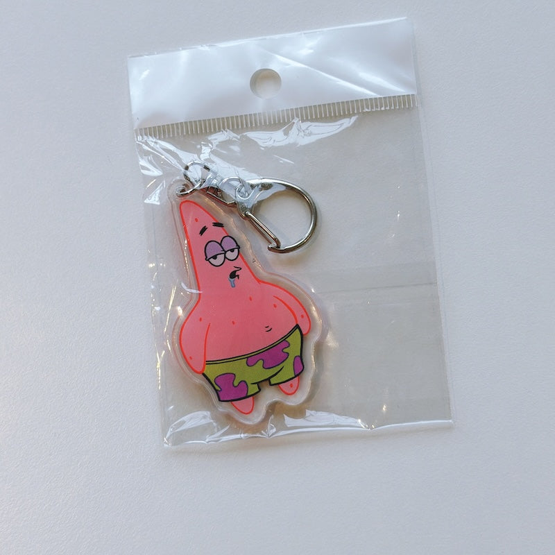 Cartoon Acrylic Keychain Charm
