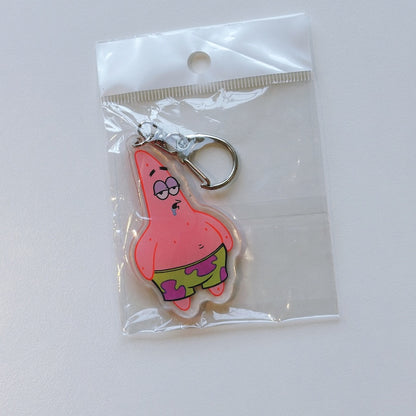 Cartoon Acrylic Keychain Charm