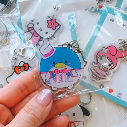 Cartoon Acrylic Keychain Charm