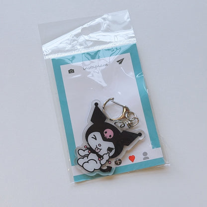 Cartoon Acrylic Keychain Charm