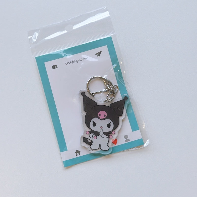 Cartoon Acrylic Keychain Charm