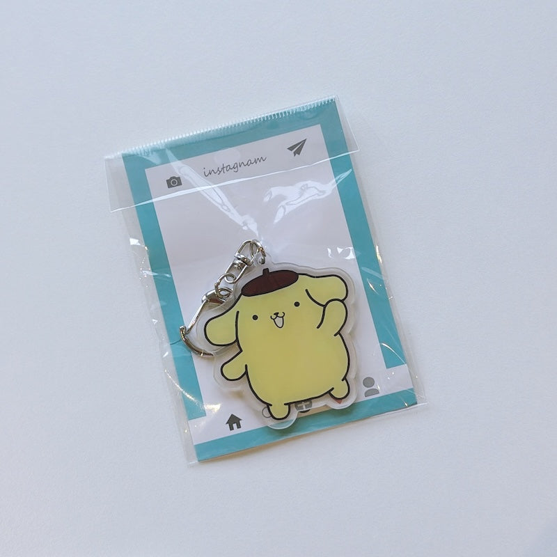 Cartoon Acrylic Keychain Charm