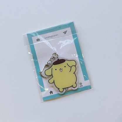 Cartoon Acrylic Keychain Charm
