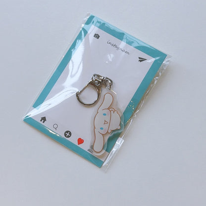 Cartoon Acrylic Keychain Charm