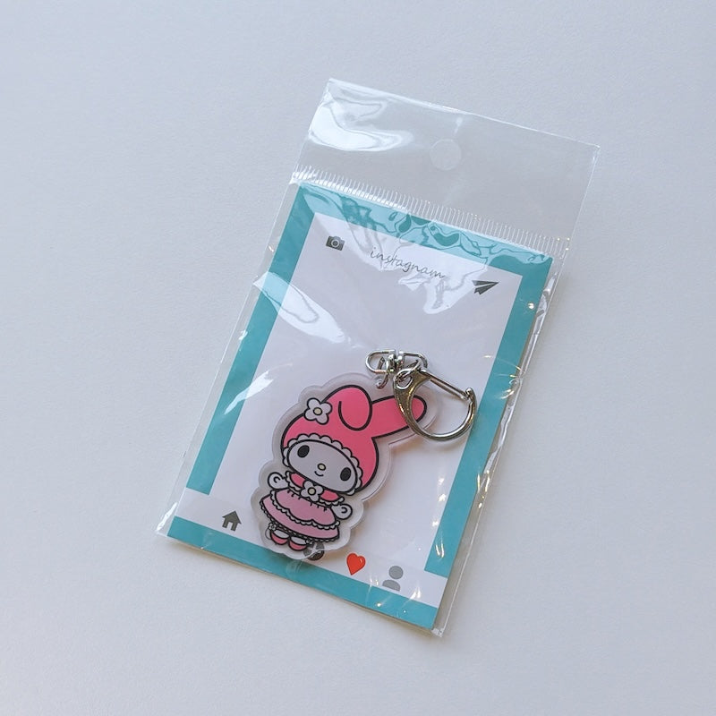 Cartoon Acrylic Keychain Charm