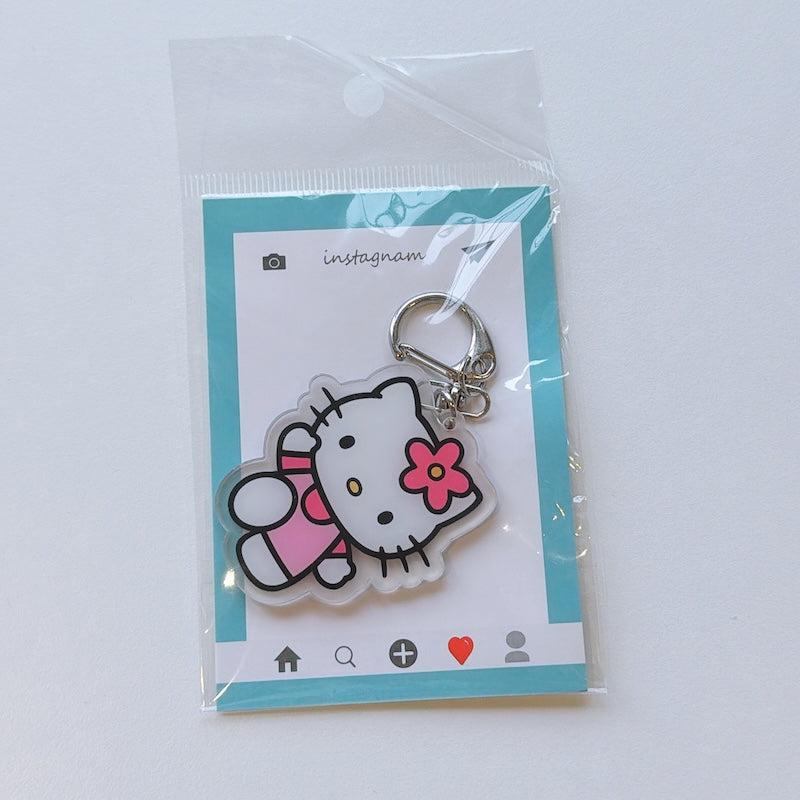 Cartoon Acrylic Keychain Charm