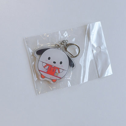 Cartoon Acrylic Keychain Charm